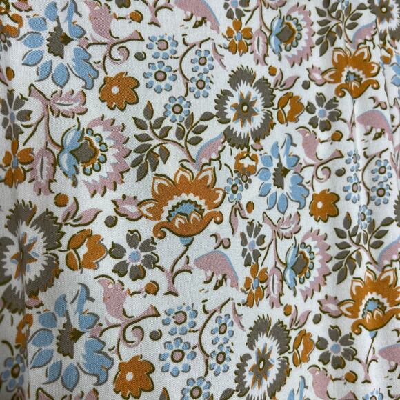 Faherty Carmen Floral Midi Wrap Dress Size Large - Picture 7 of 12